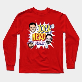 Jock and Nerd Podcast Logo Long Sleeve T-Shirt